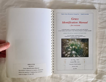 Grass Identification Manual – for everyone by Joan Gibbs