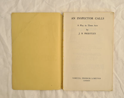 An Inspector Calls by J. B. Priestley