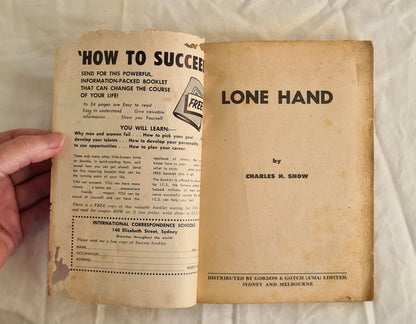 Lone Hand by Charles H. Snow