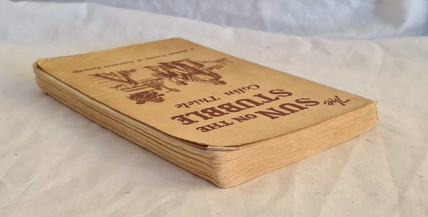 The Sun on the Stubble by Colin Thiele (endpaper notes)