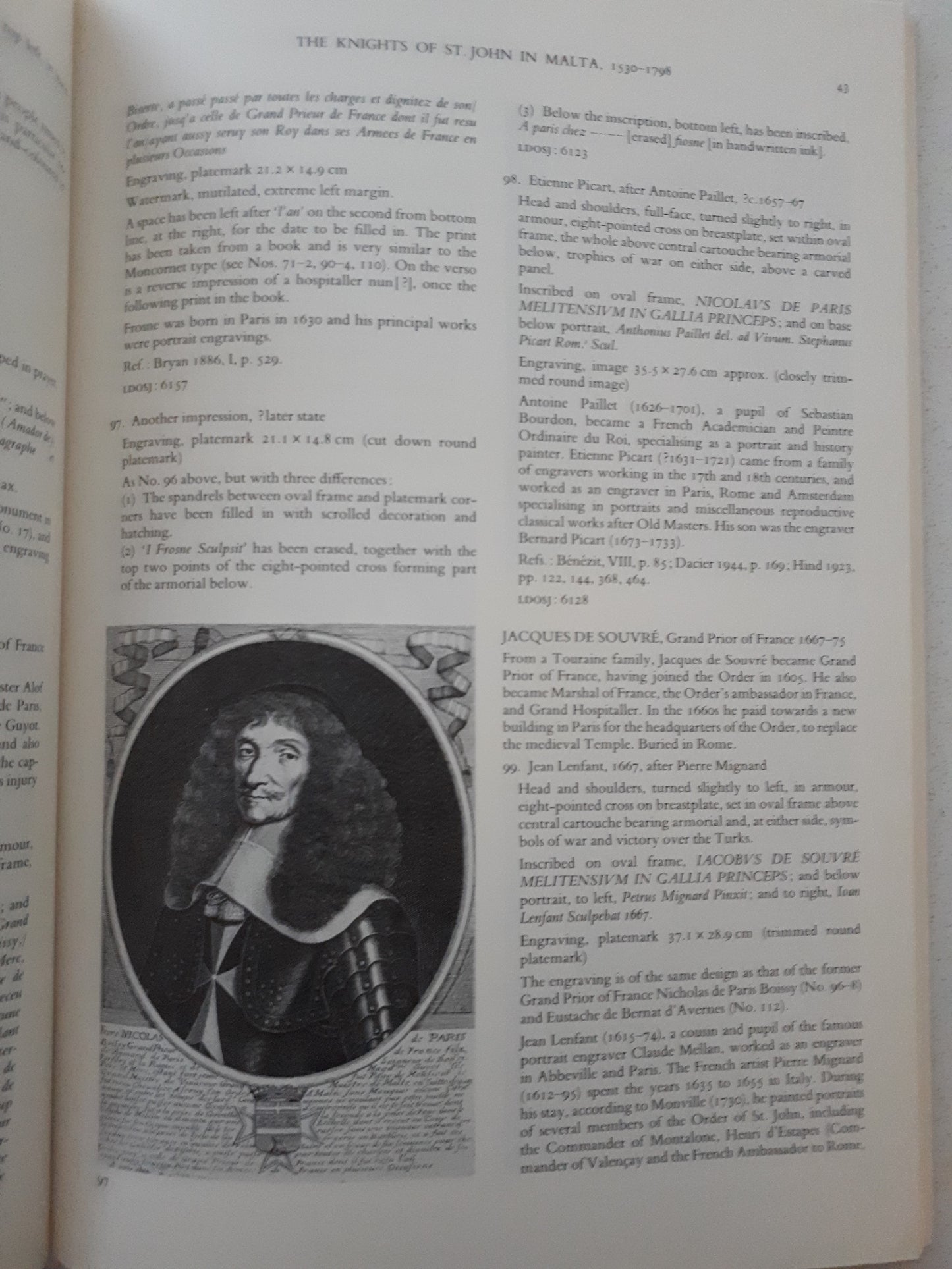 Image Of A Knight - Portrait Prints and Drawings of the Knights of St. John