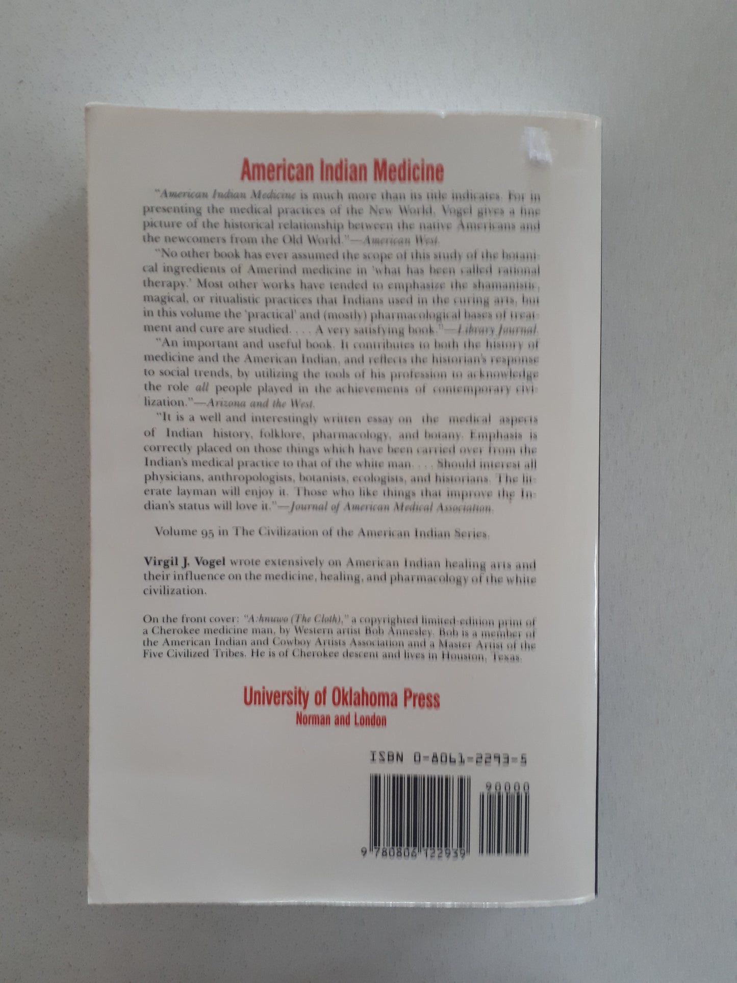 American Indian Medicine by Virgil J. Vogel