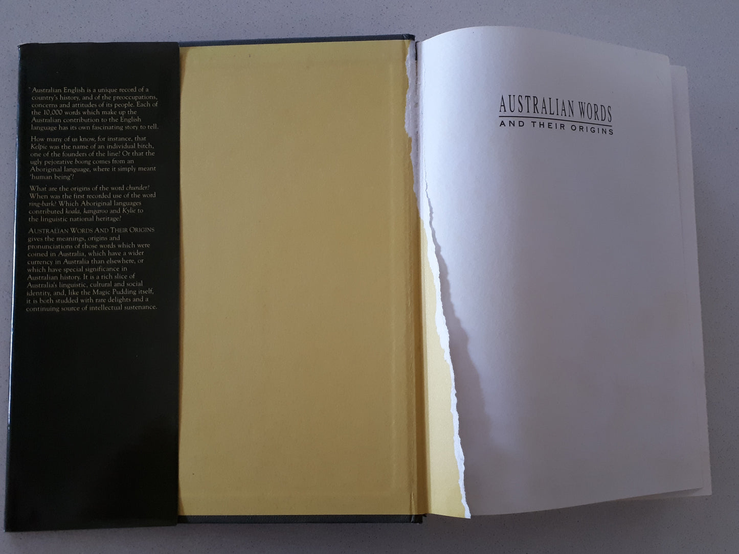 Australian Words and Their Origins by Joan Hughes