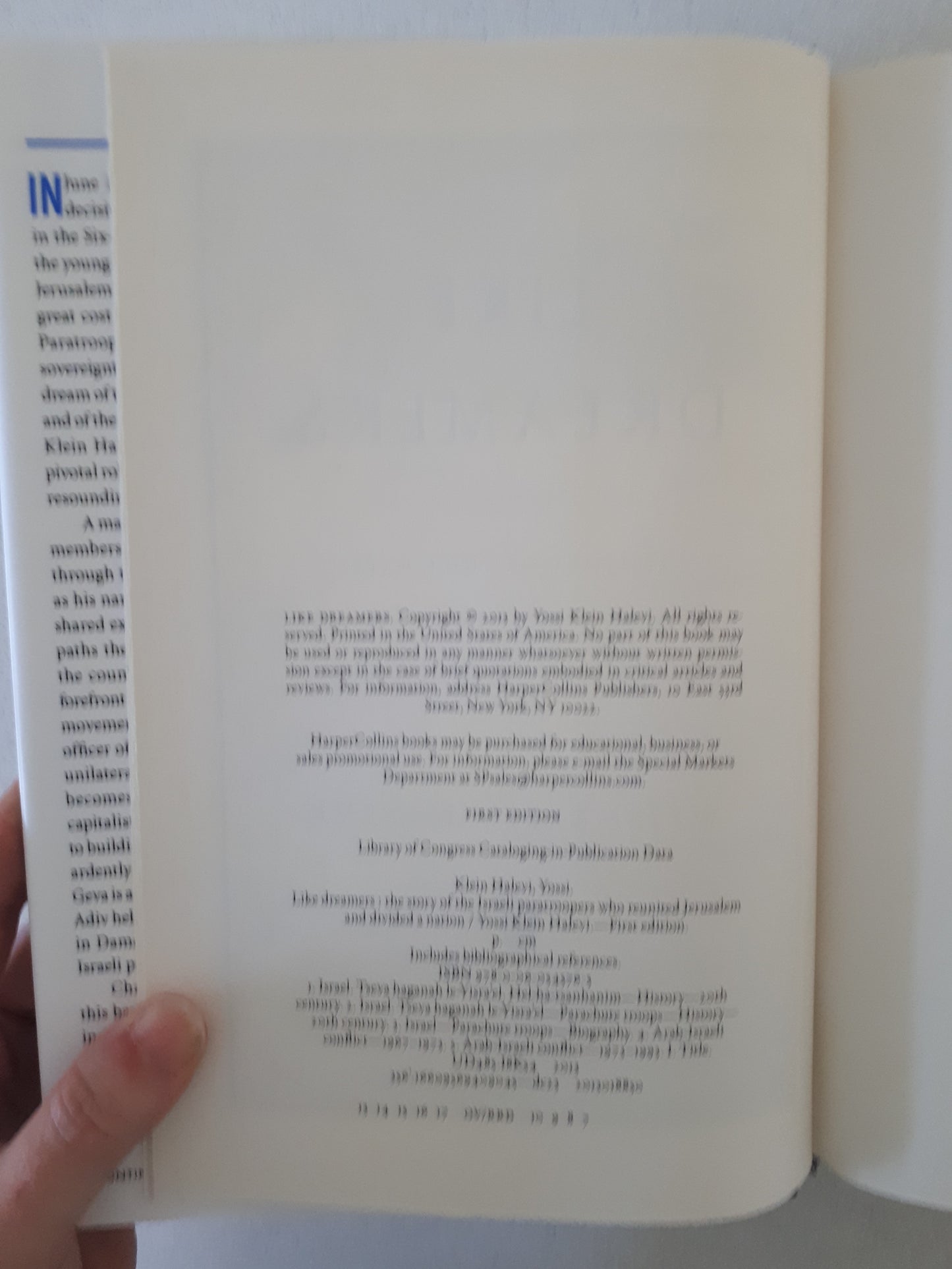 Like Dreamers by Yossi Klein Halevi