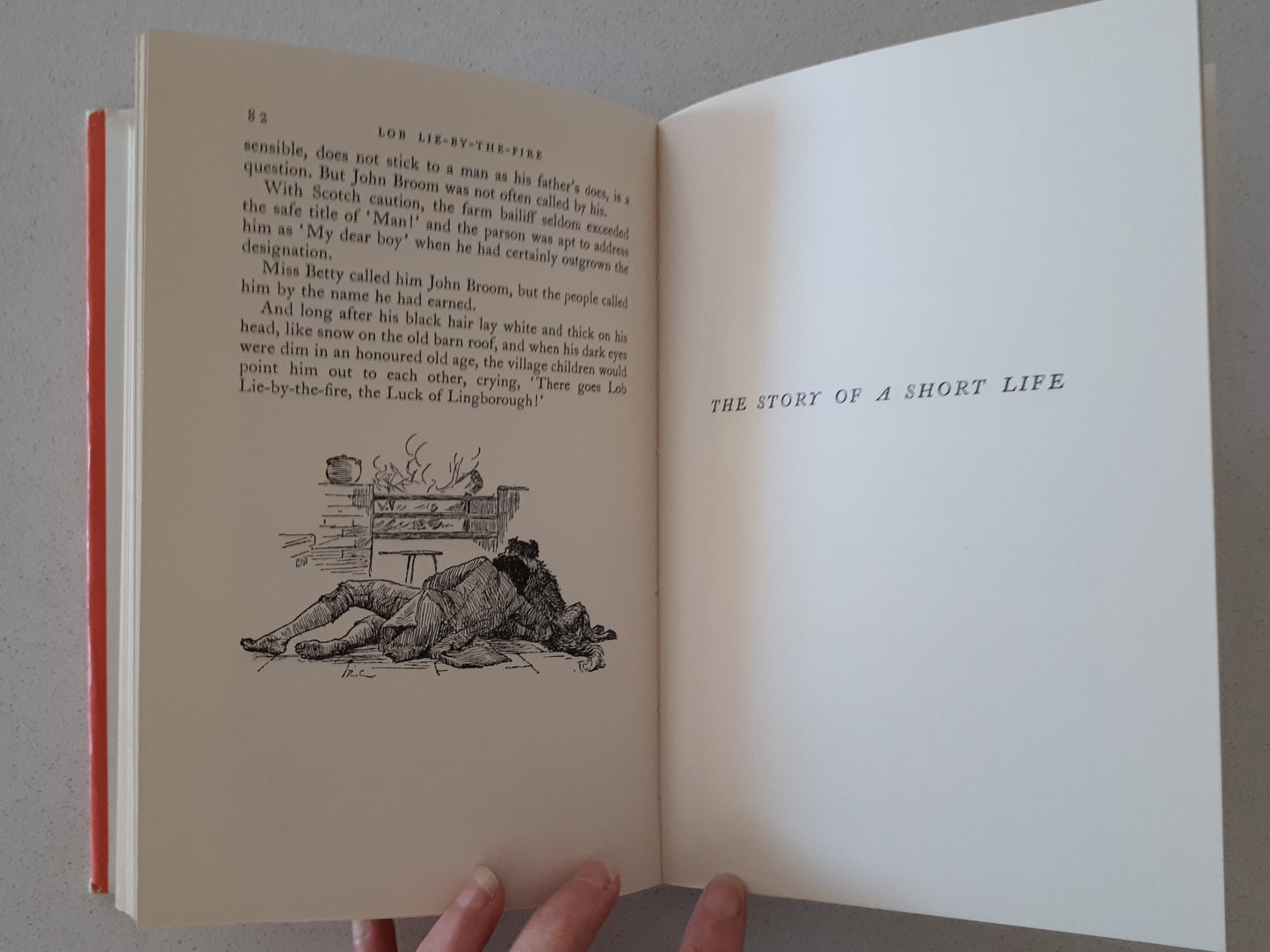 LOB Lie-by-the-fire and The Story Of A Short Life by Mrs Ewing