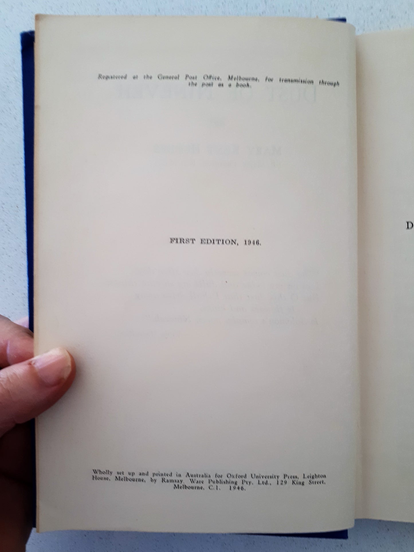 Dust of Nineveh by Mary Kent Hughes