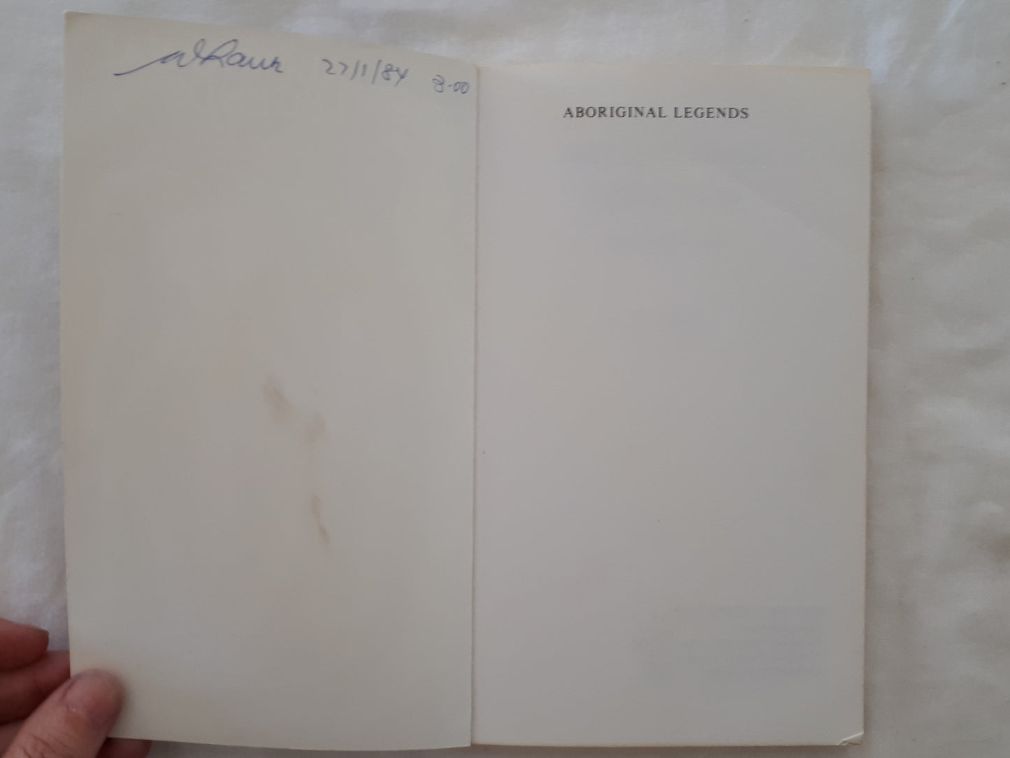 Aboriginal Legends Animal Tales by A. W. Reed