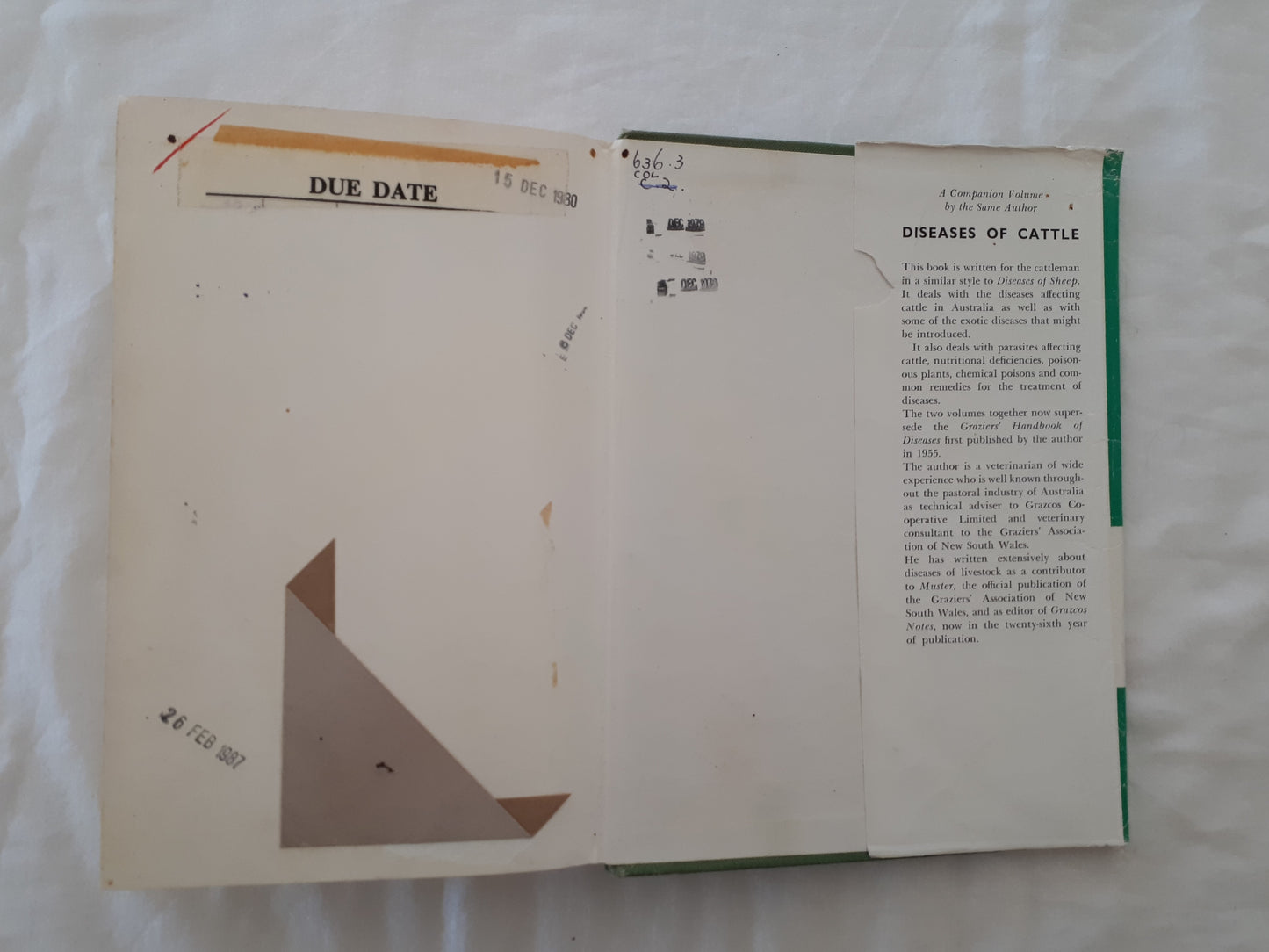 Diseases of Sheep by V. G. Cole