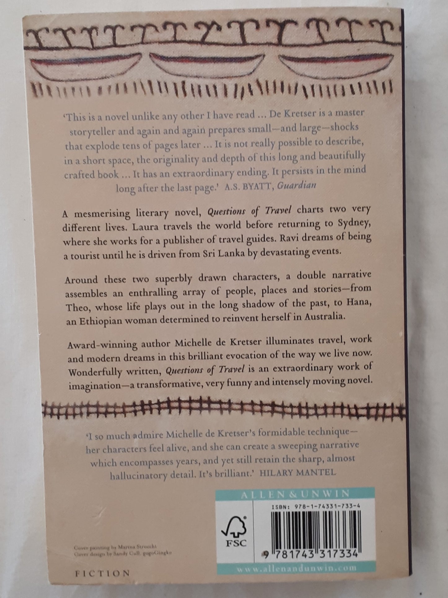 Questions of Travel by Michelle de Kretser