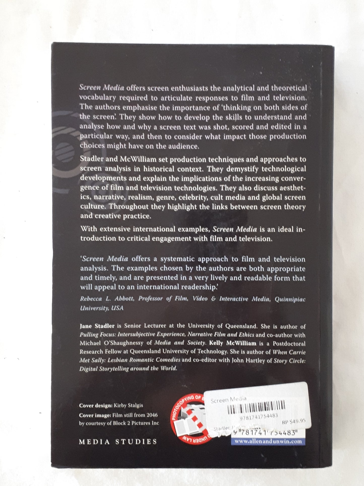 Screen Media by Jane Stadler and Kelly McWilliam
