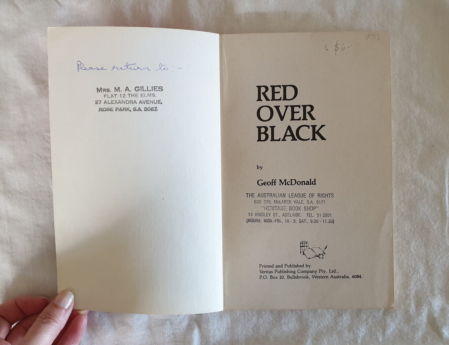 Red Over Black by Geoff McDonald