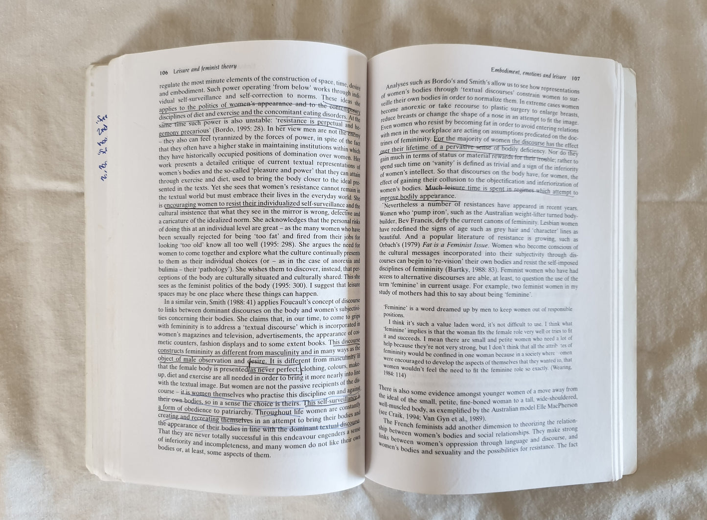 Leisure and Feminist Theory by Betsy Wearing