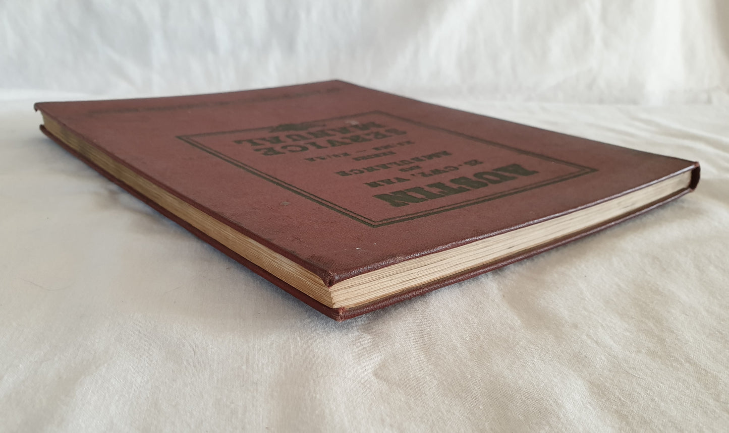 Austin 25-CWT. Van and Ambulance Service Manual