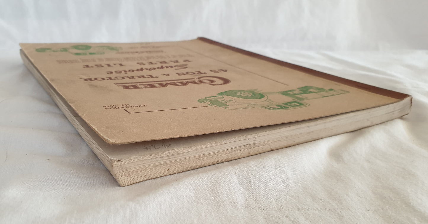 Commer 4/5 Ton & Tractor Superpoise Parts List