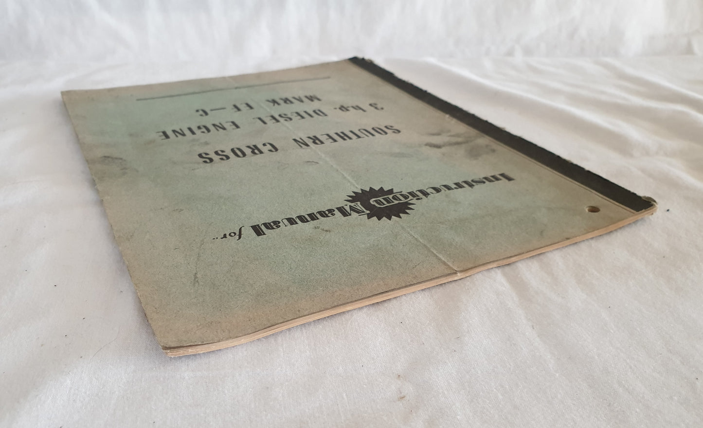 Instruction Manual for Southern Cross 3 h.p. Diesel Engine Mark EF-C