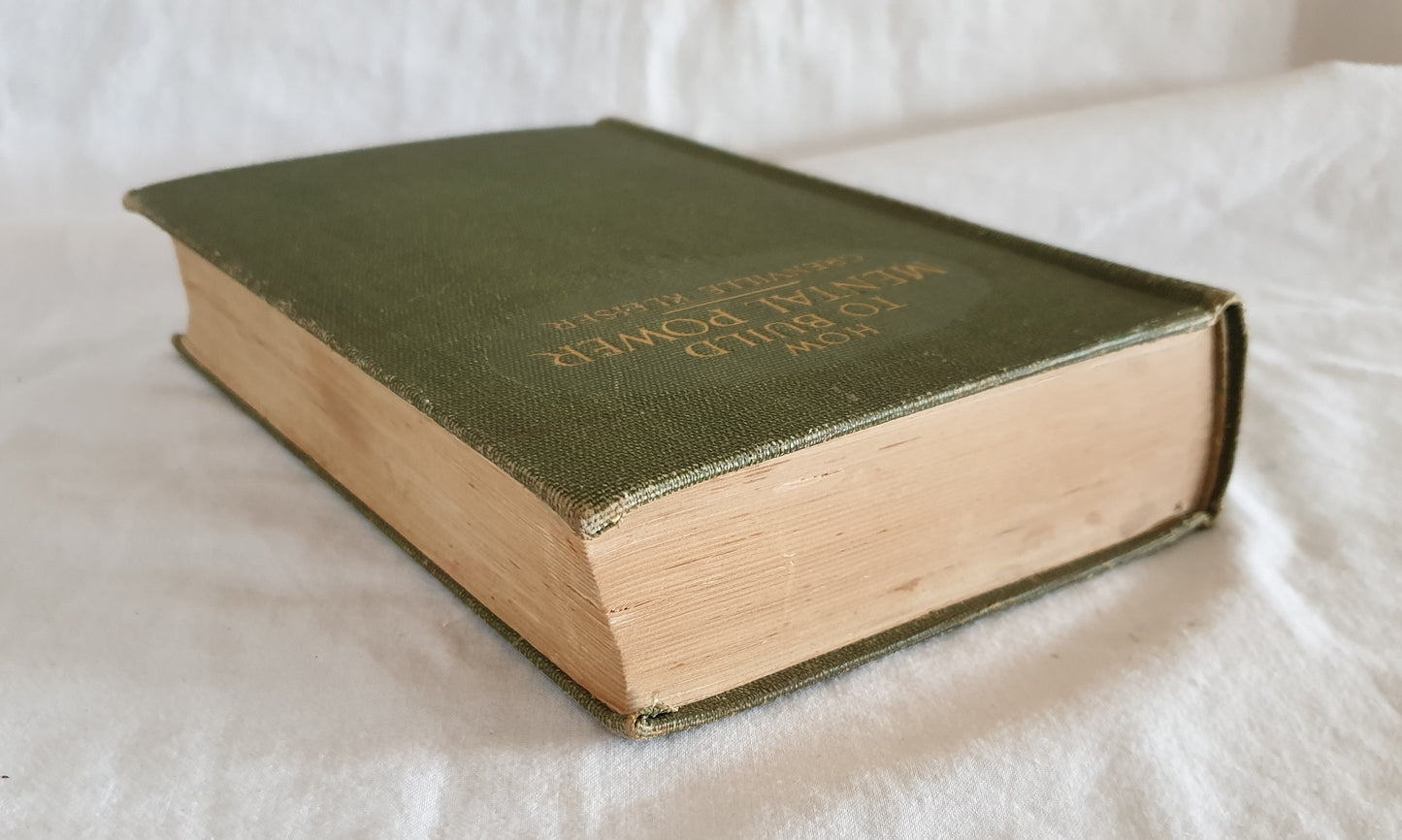 How To Build Mental Power by Grenville Kleiser