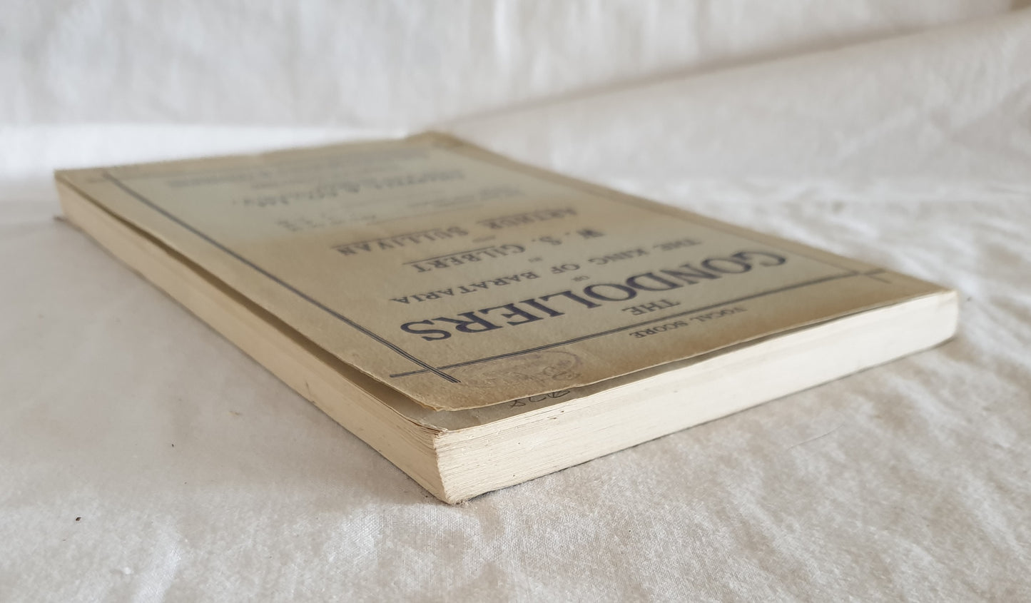 The Gondoliers of The King of Barataria by W. S. Gilbert and Arthur Sullivan