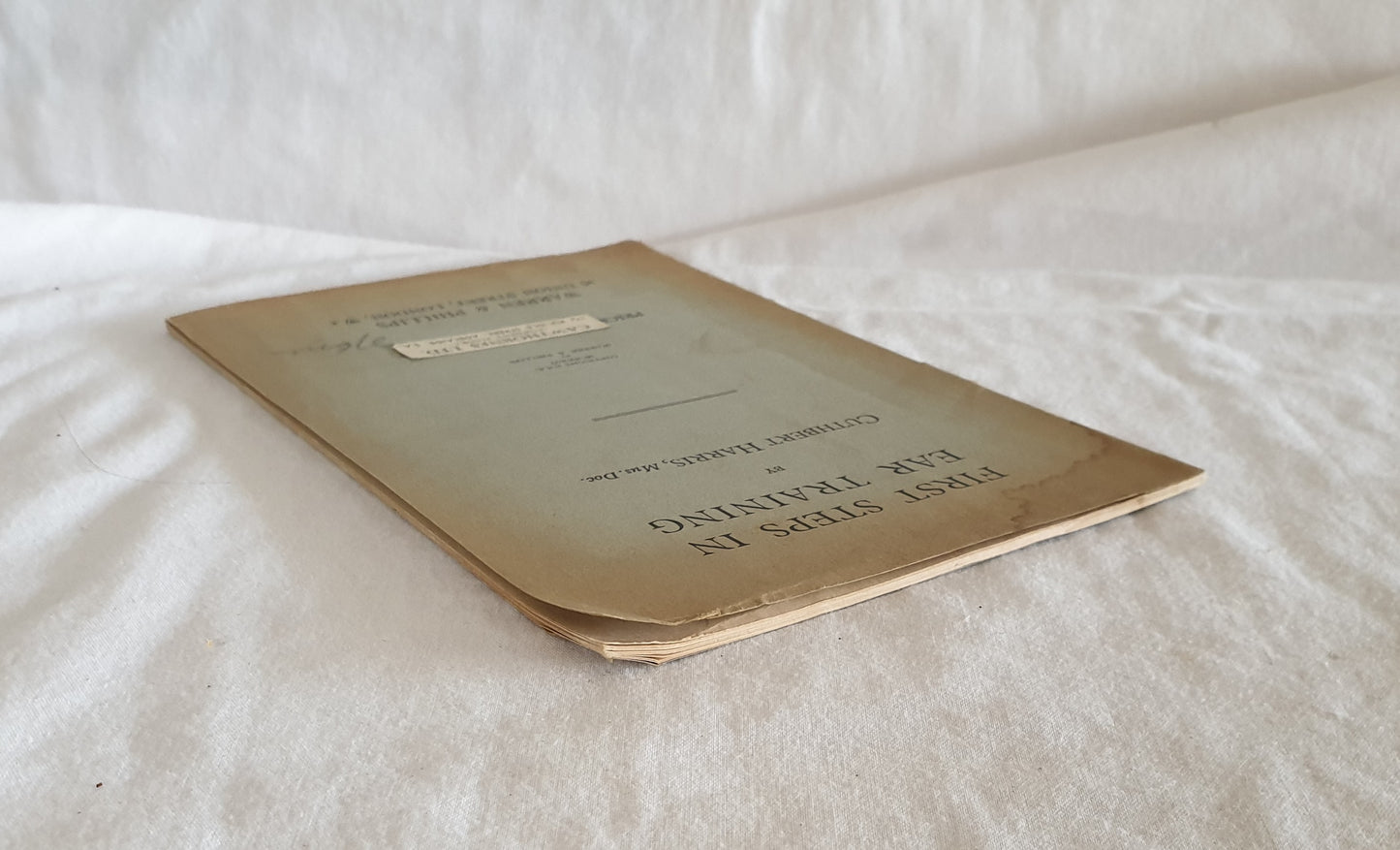 First Steps in Ear Training by Cuthbert Harris