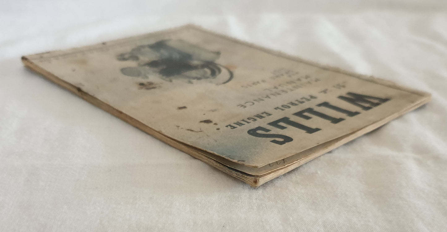 Wills 51c.c. Petrol Engine Maintenance Manual