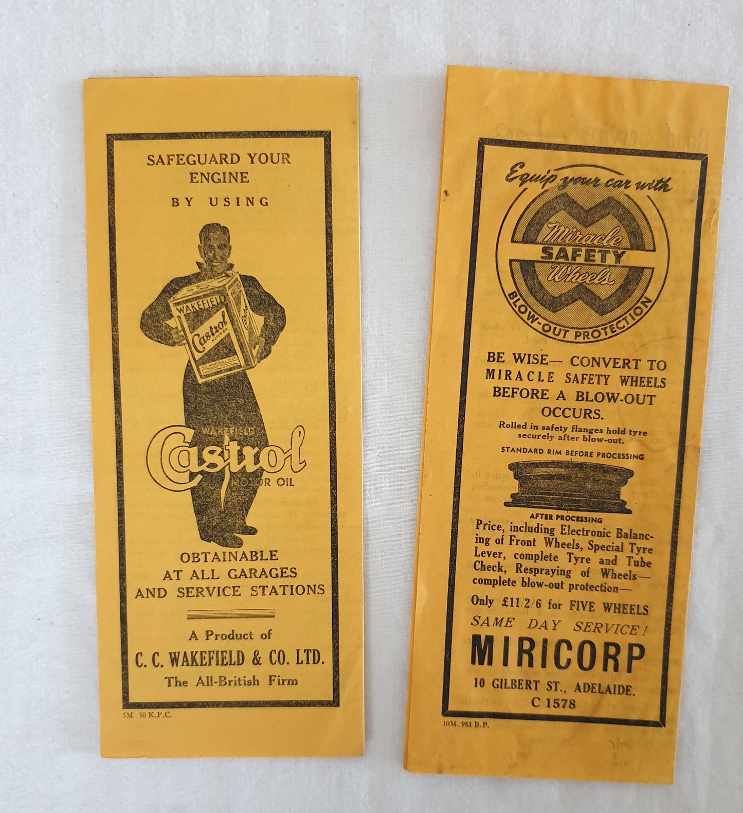 R.A.A. Road Service Leaflet