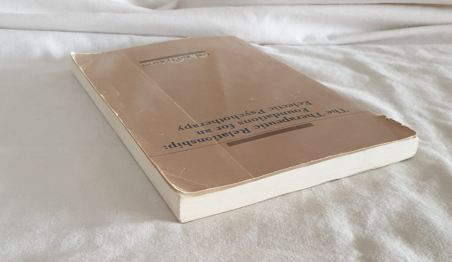 The Therapeutic Relationship by C. H. Patterson