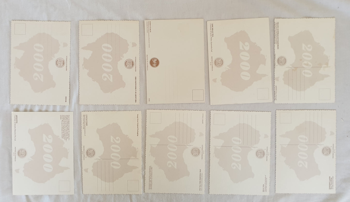 Post-Age Advance Australia Nostalgic Postcards & Prints - Set of 10