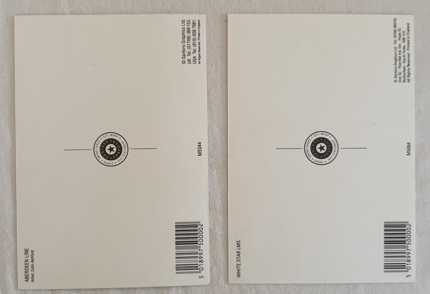 Aberdeen Line | White Star LMS Postcards by Santoro Graphics