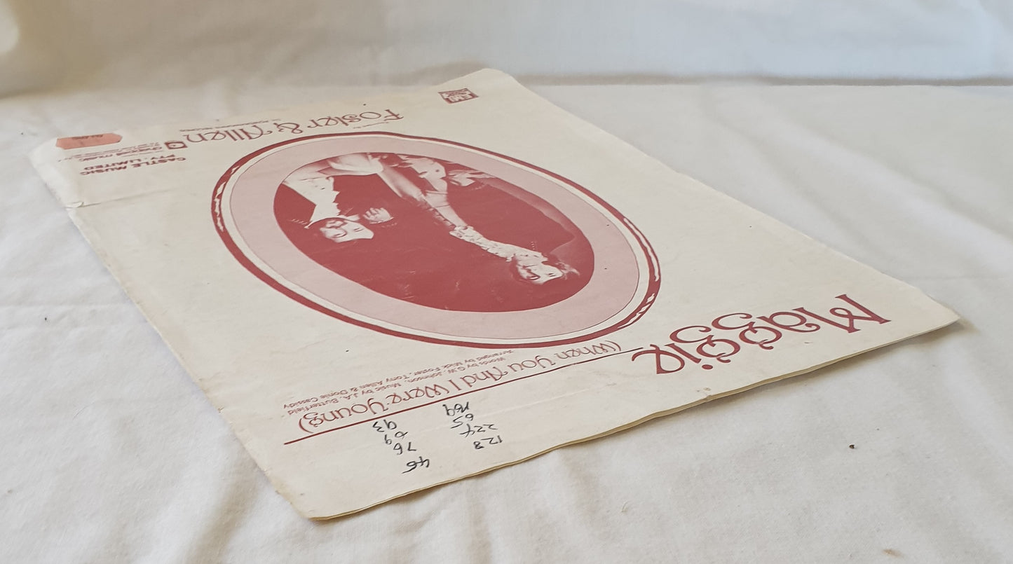 Maggie (When You And I Were Young). Words by G. W. Johnson