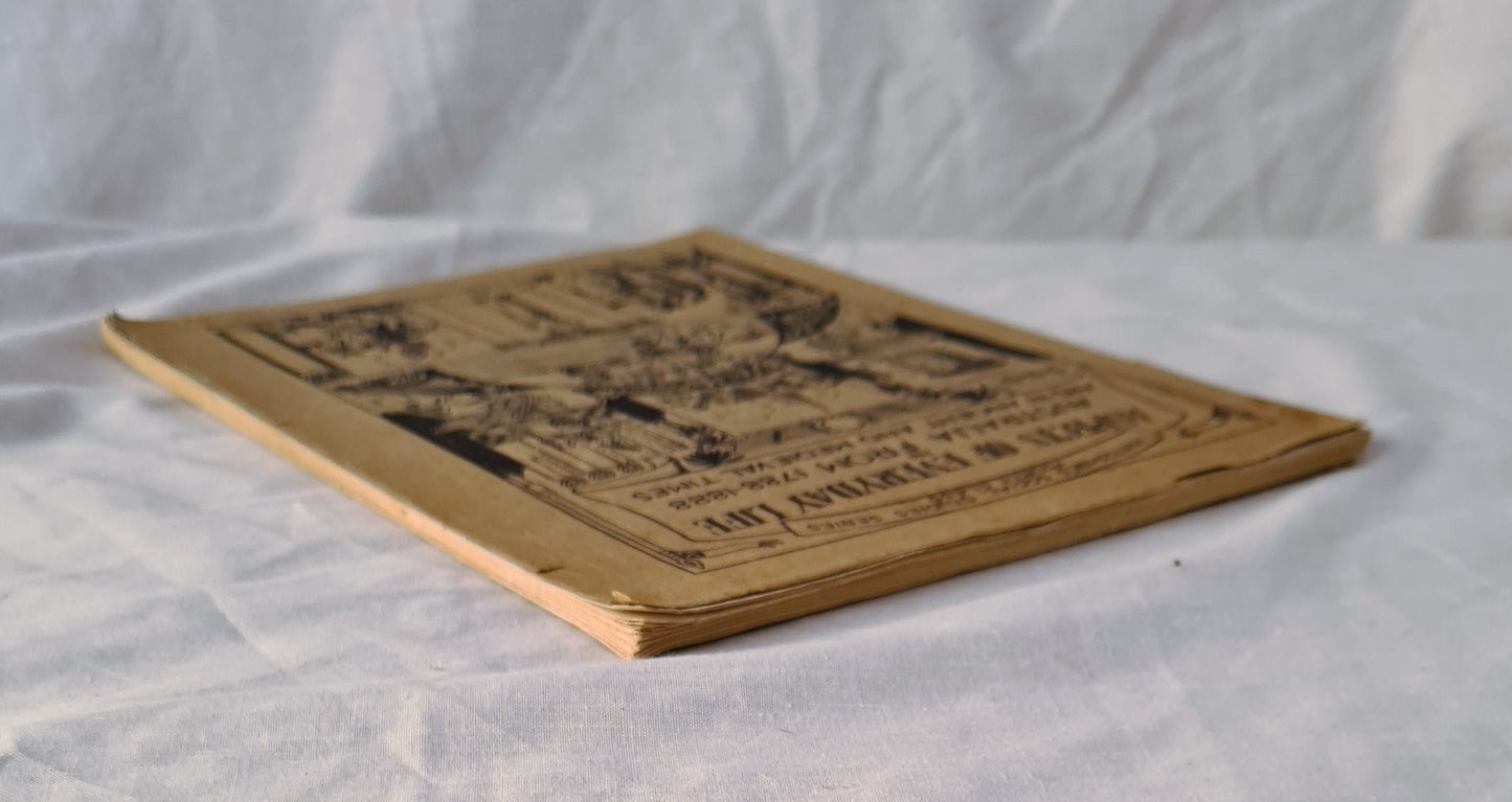 Aspects of Everyday Life in Australia 1788-1888 by C. H. Currey