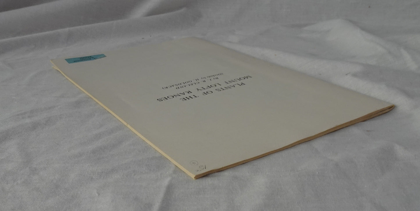Plants of the Mount Lofty Ranges by J. B. Cleland