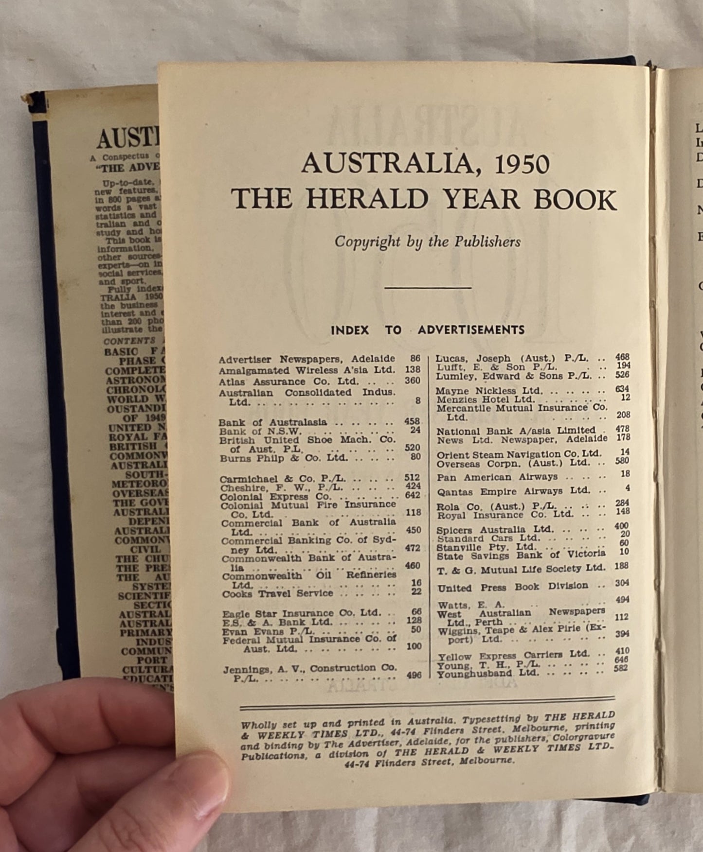Australia 1950 by J. A. Alexander