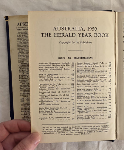 Australia 1950 by J. A. Alexander