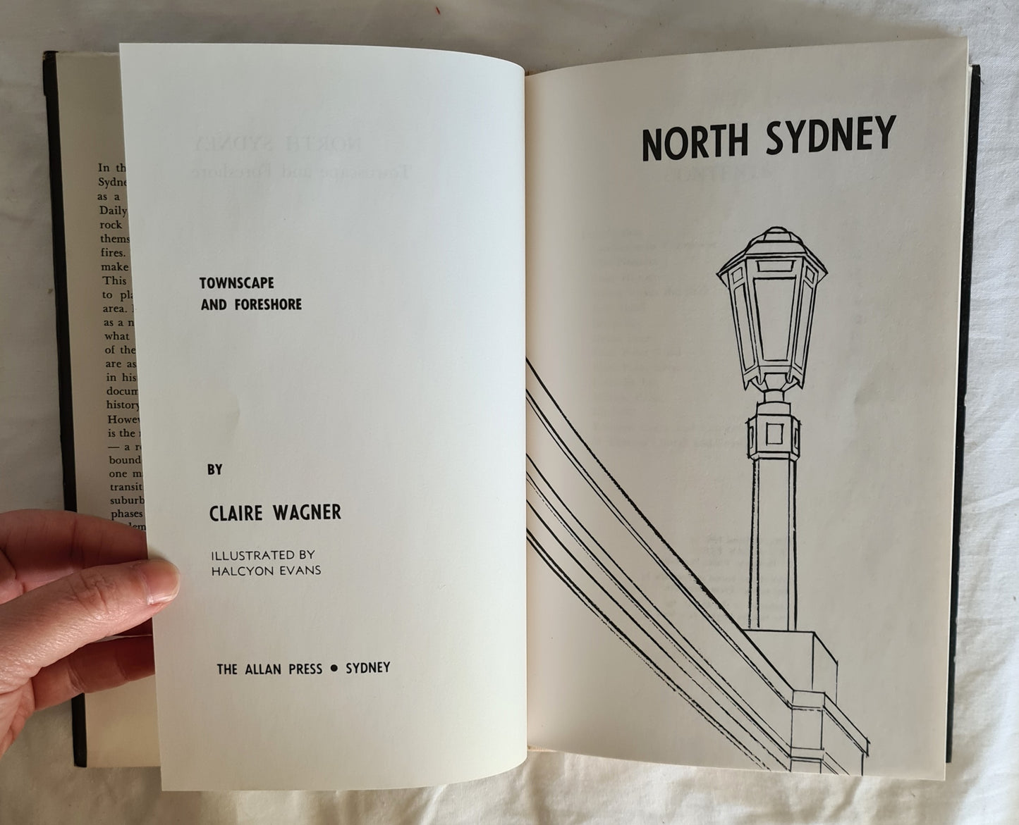 North Sydney  Townscape and Foreshore  by Claire Wagner  Illustrated by Halcyon Evans