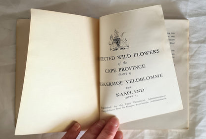 Protected Wild Flowers of the Cape Province: Part I