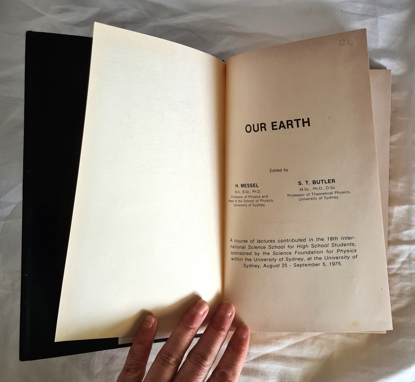 Our Earth by H. Messel and S. T. Butler