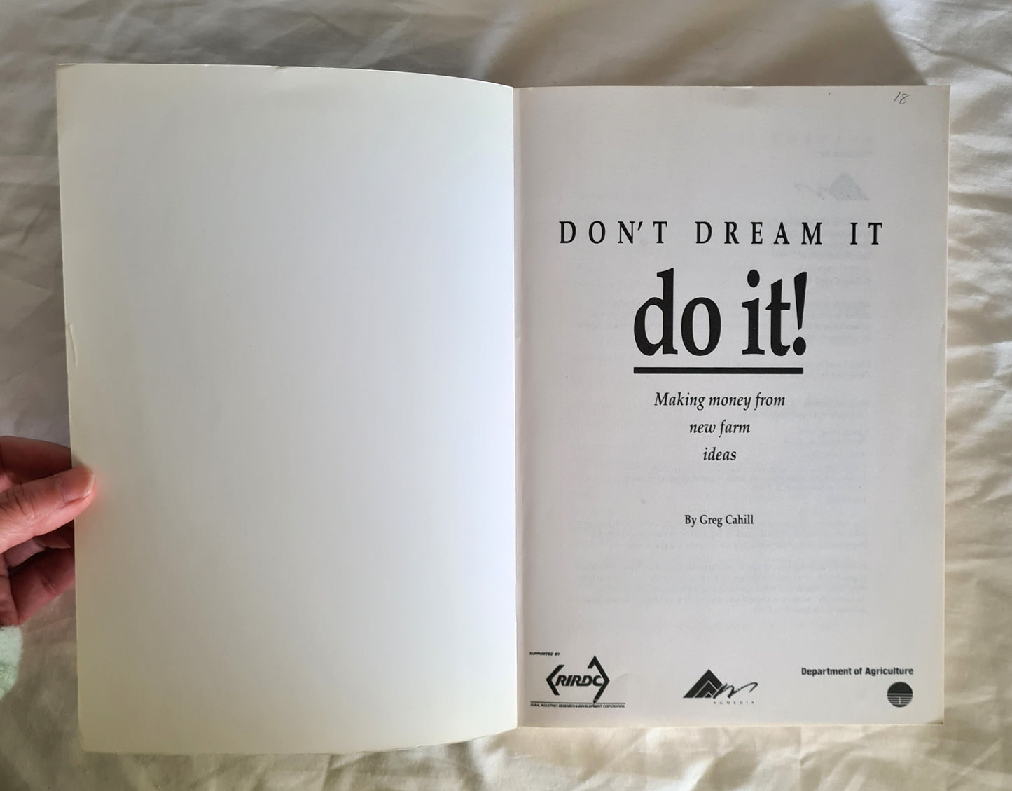 Don’t Dream It Do It! by Greg Cahill