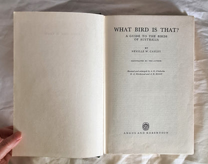 What Bird Is That? by Neville W. Cayley
