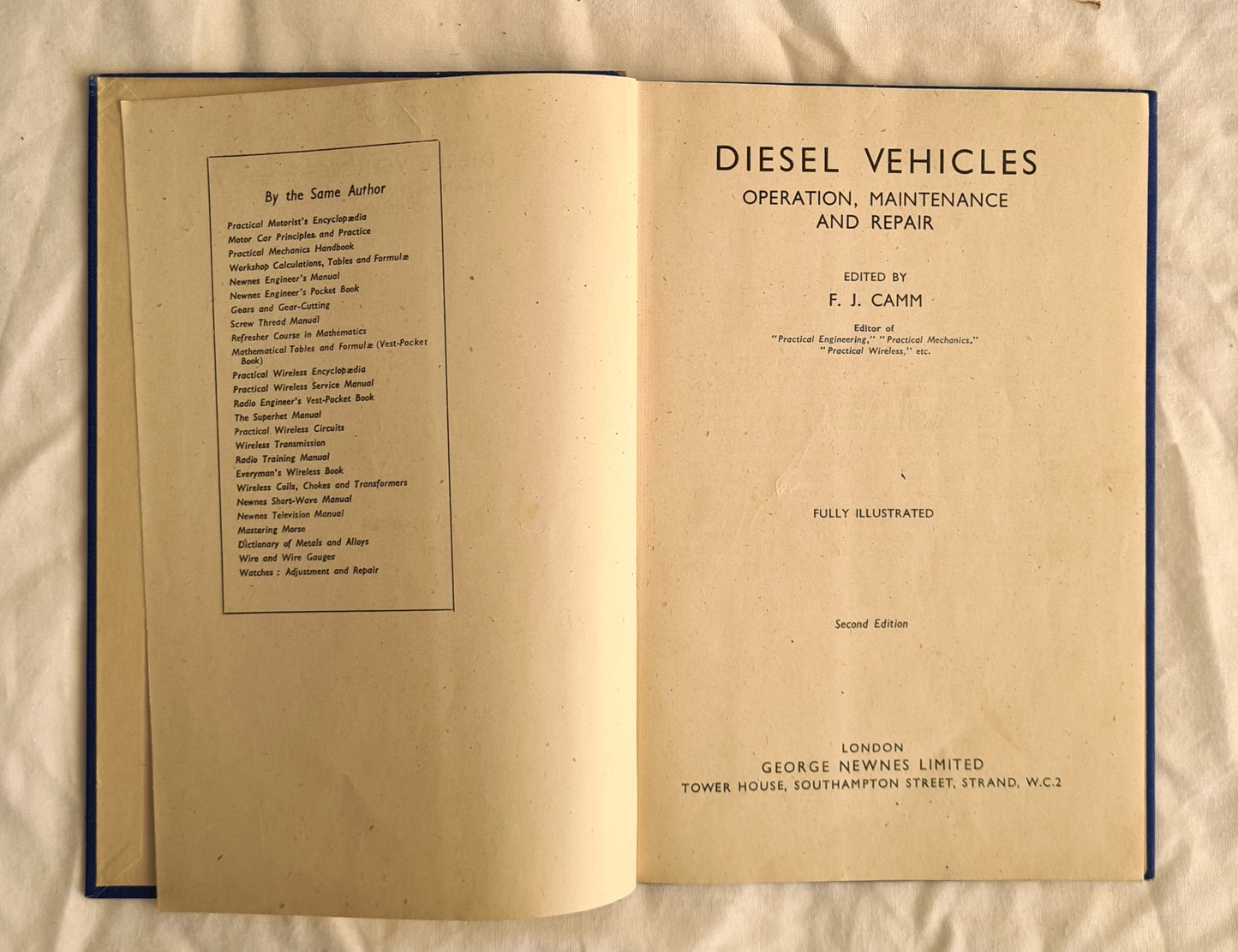 Diesel Vehicles: Operation, Maintenance and Repair by F. J. Camm