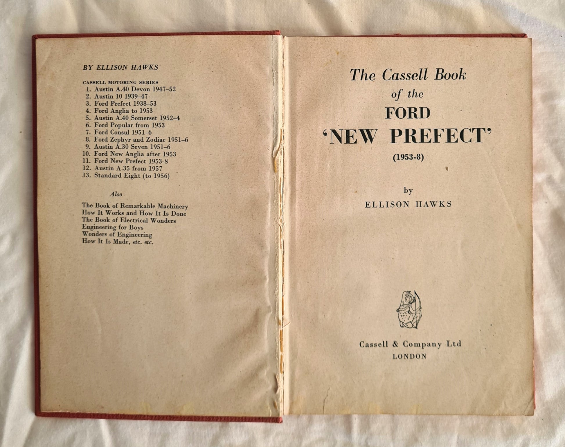 The Cassell Book of the Ford New Prefect (1953-8) by Ellison Hawks