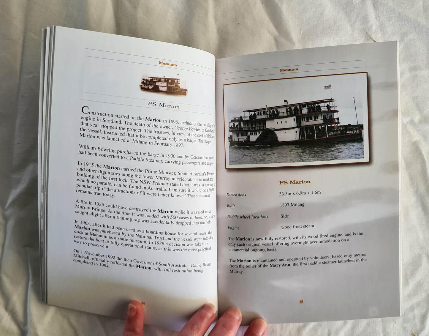 Paddlesteamers and Riverboats of the River Murray by Peter Christopher