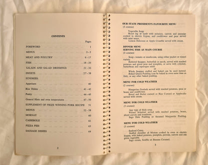 Menus for Moderns in Metrics by South Australian Country Women’s Association Incorporated