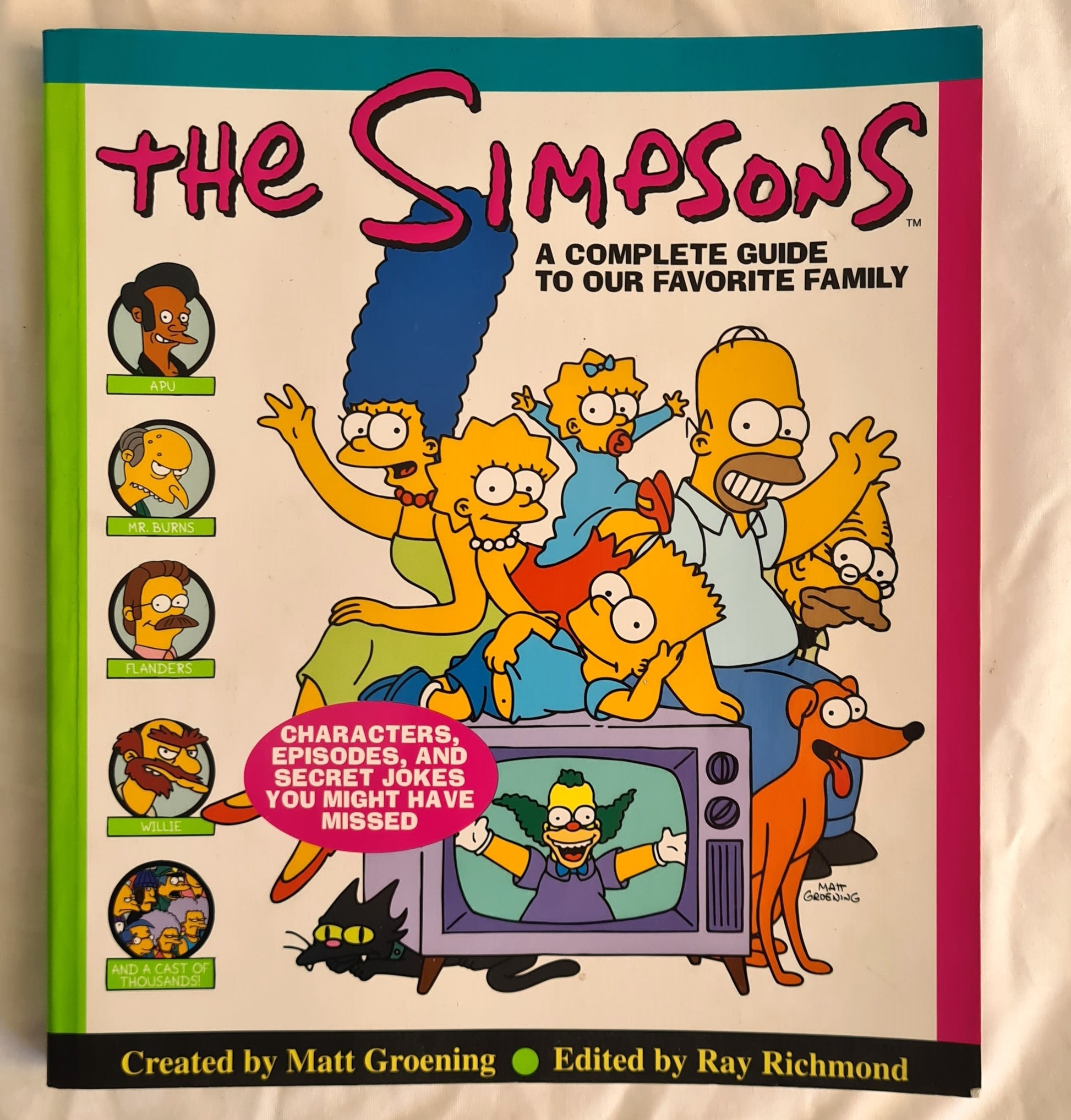 The Simpsons  A Complete Guide to Our Favorite Family  Created by Matt Groening  Edited by Ray Richmond and Antonia Coffman