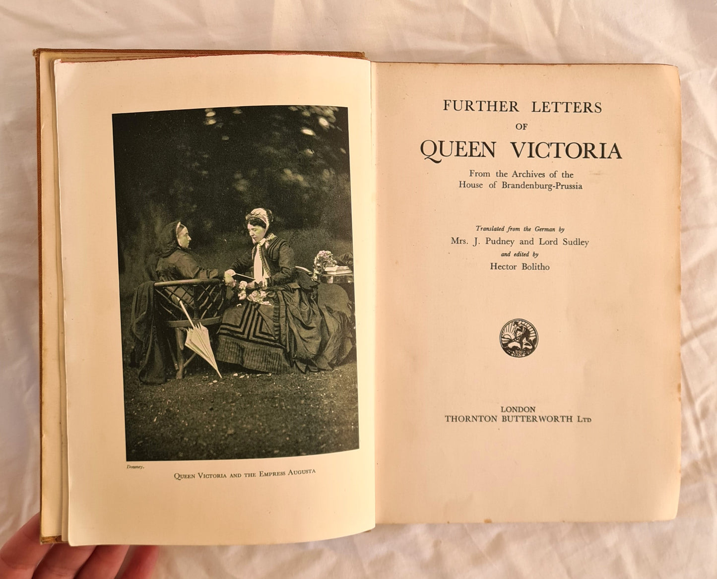 Further Letters of Queen Victoria  From the Archives of the House of Bradenburg-Prussia  Edited by Hector Bolitho