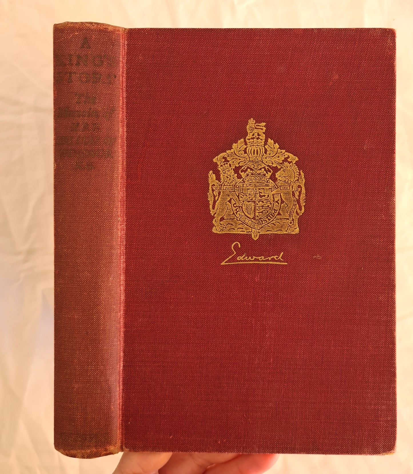 A King’s Story  The Memoirs of H.R.H. the Duke of Windsor K.G.  by Edward, Duke of Windsor