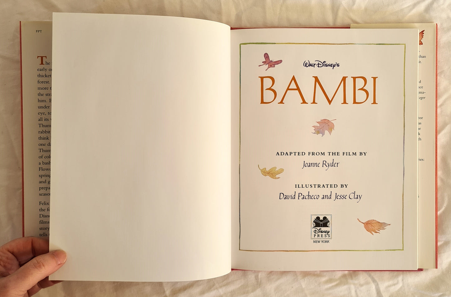 Walt Disney’s Bambi by Joanne Ryder