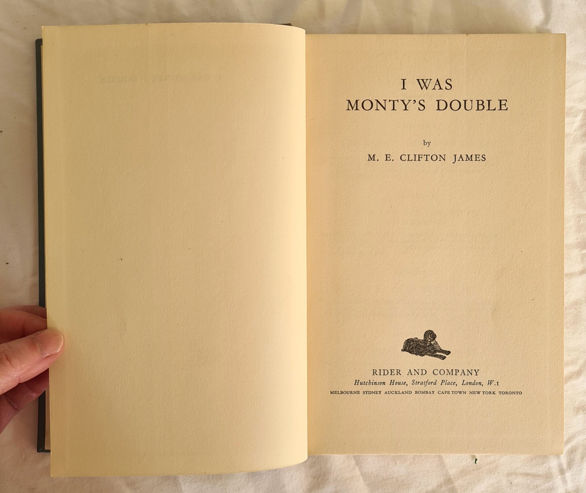 I Was Monty’s Double by M. E. Clifton James