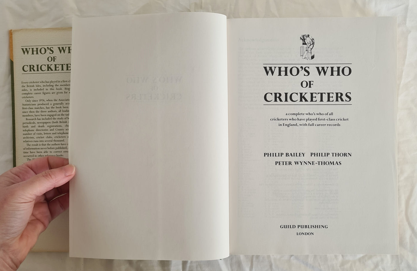 Who’s Who of Cricketers by Philip Bailey, Philip Thorn and Peter Wynne-Thomas