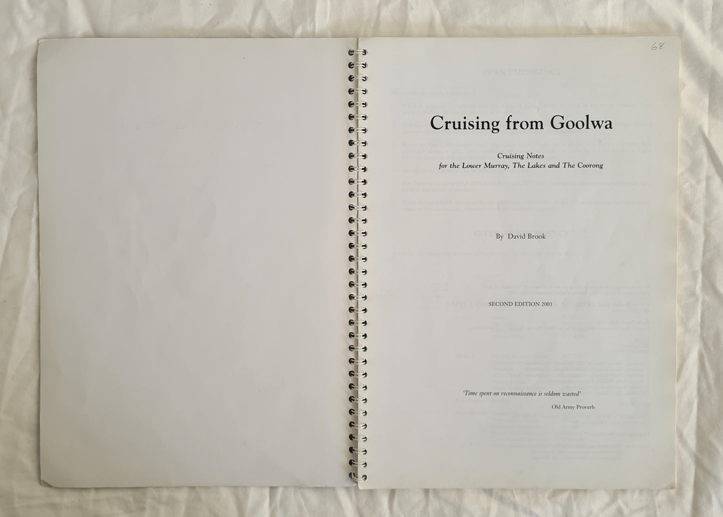 Cruising From Goolwa by David Brook - 2nd edition
