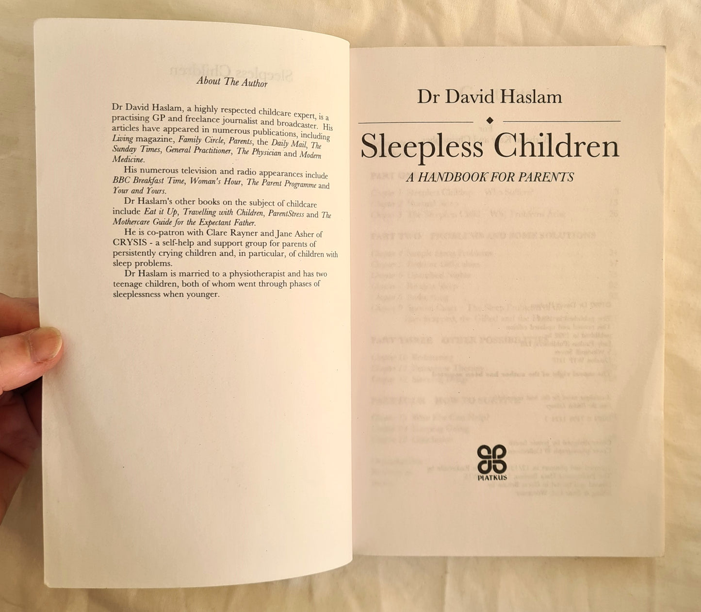 Sleepless Children by Dr David Haslam