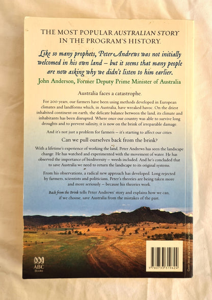 Back from the Brink Peter Andrews
